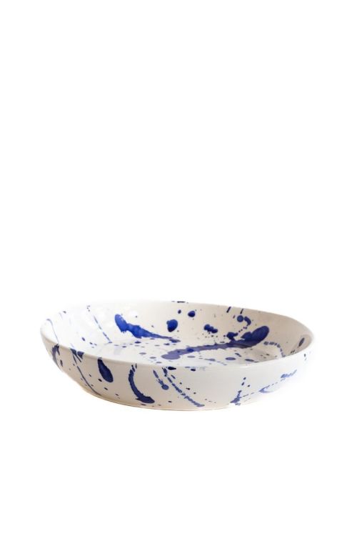 Val Pottery Festive Fusilli D 22 – H 4 (Cobalt Blue Blob) - Panache (Koksijde)