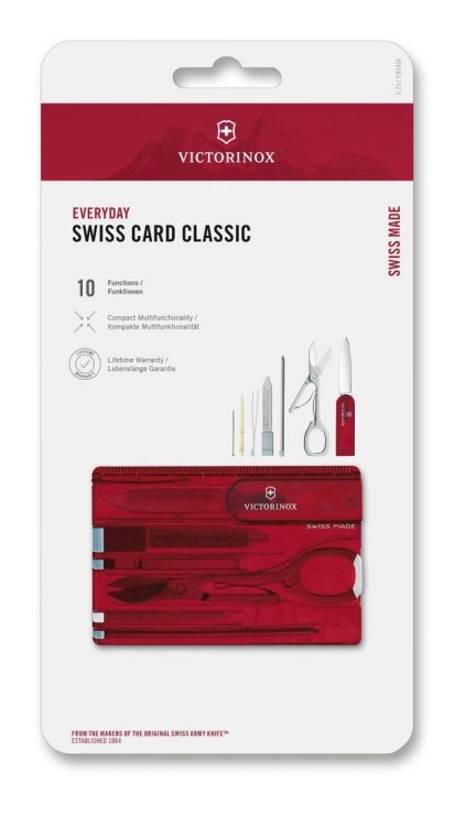 Victorinox Reisset Swiss Card (Red) - Panache (Koksijde)