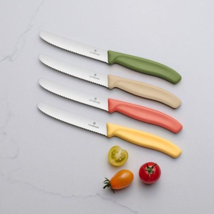 Victorinox Tomatenmes 11cm ronde top Limited Edition (Yellow) - Panache (Koksijde)
