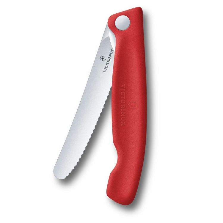 Victorinox Tomatenmes Picnic 11cm ronde top (Red) - Panache (Koksijde)