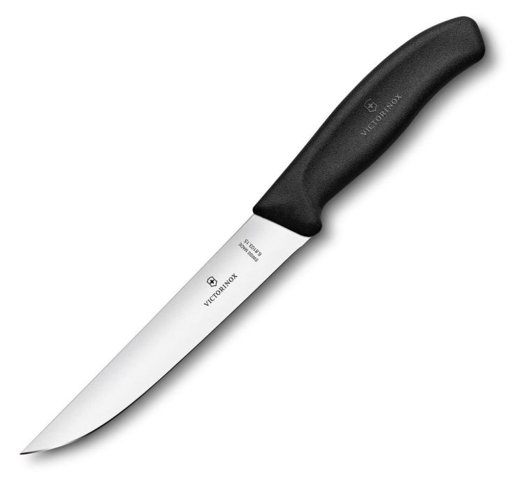 Victorinox Vleesmes Swiss Classic 15cm (Zwart) - Panache (Koksijde)