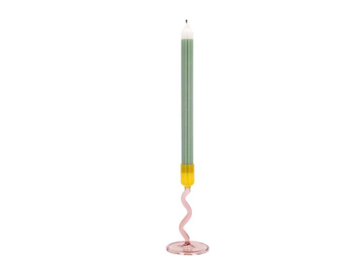 Villa Collection Candlestick Styles 8.5 x 15.3 cm (Rose/Yellow) - Panache (Koksijde)