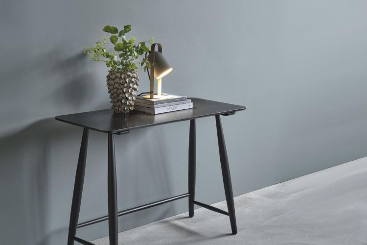 Villa Collection Desk 100x44.5x73cm eik Bast (Black) - Panache (Koksijde)