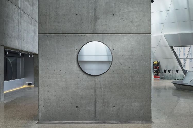 Villa Collection Spiegel Vardo Ø100cm metaal (Black) - Panache (Koksijde)