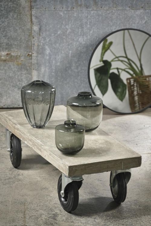 Villa Collection Spiegel Vardo Ø80cm metaal (Black) - Panache (Koksijde)