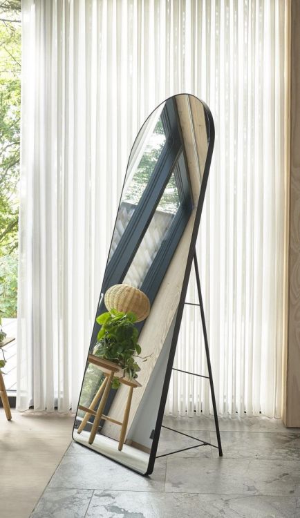 Villa Collection Staande spiegel Vasto 170x60cm metaal (Black) - Panache (Koksijde)