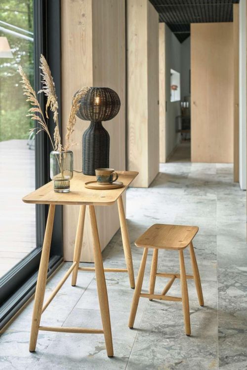 Villa Collection Stool 46.5x28x45cm eik Bodo (Eik) - Panache (Koksijde)