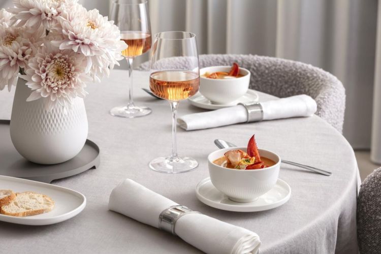 Villeroy & Boch Afina 4 Witte wijnglazen 125ml (Transparant) - Panache (Koksijde)