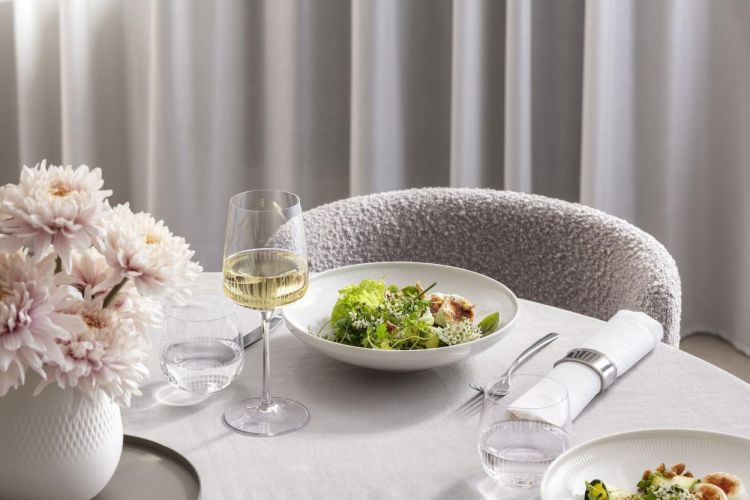 Villeroy & Boch Afina 4 Witte wijnglazen 125ml (Transparant) - Panache (Koksijde)