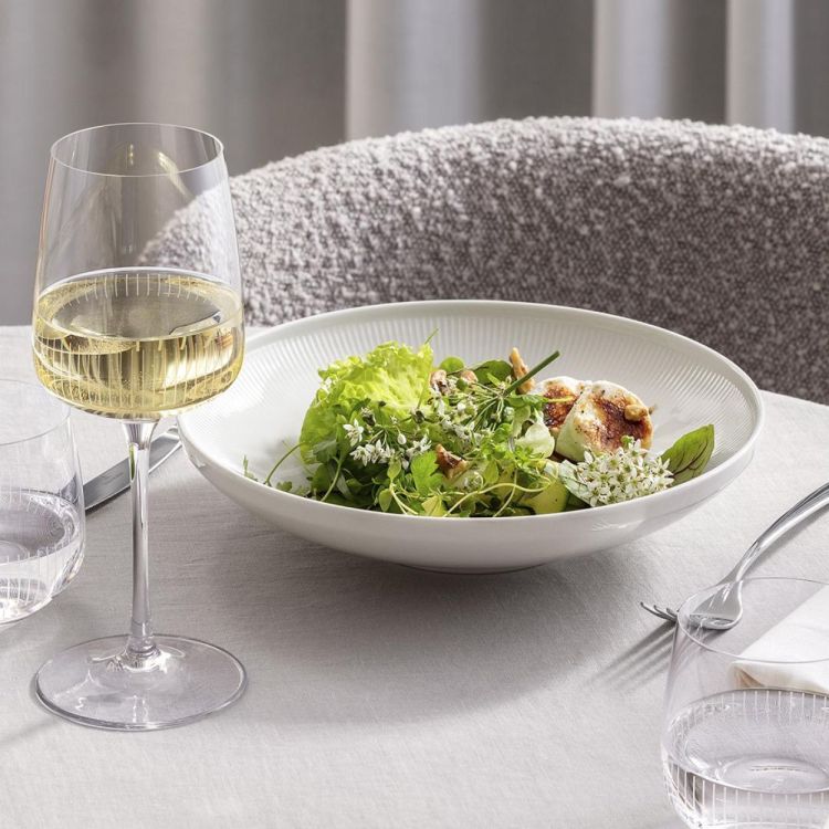 Villeroy & Boch Afina Assiette à pâtes 25 cm 750ml (Wit) - Panache (Koksijde)