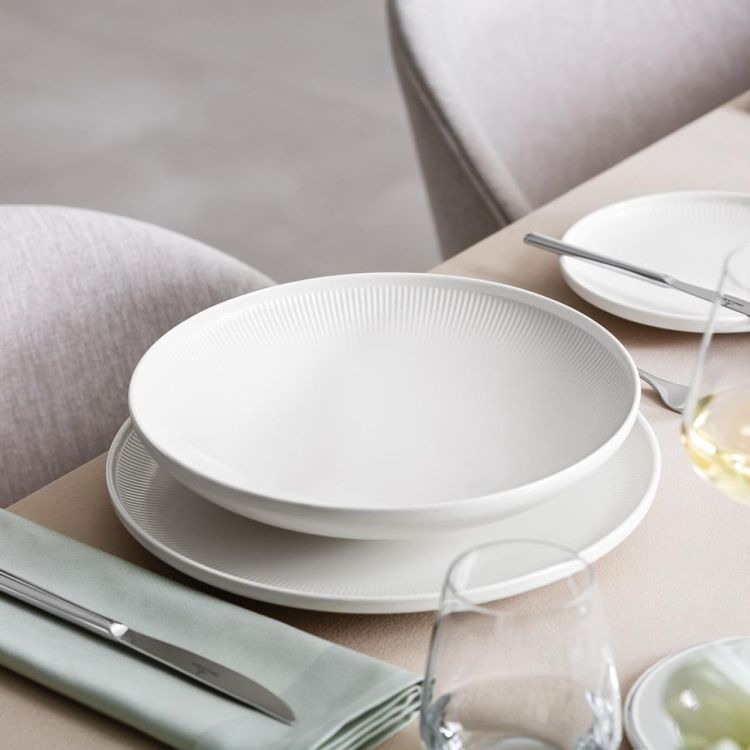Villeroy & Boch Afina Assiette à pâtes 25 cm 750ml (Wit) - Panache (Koksijde)