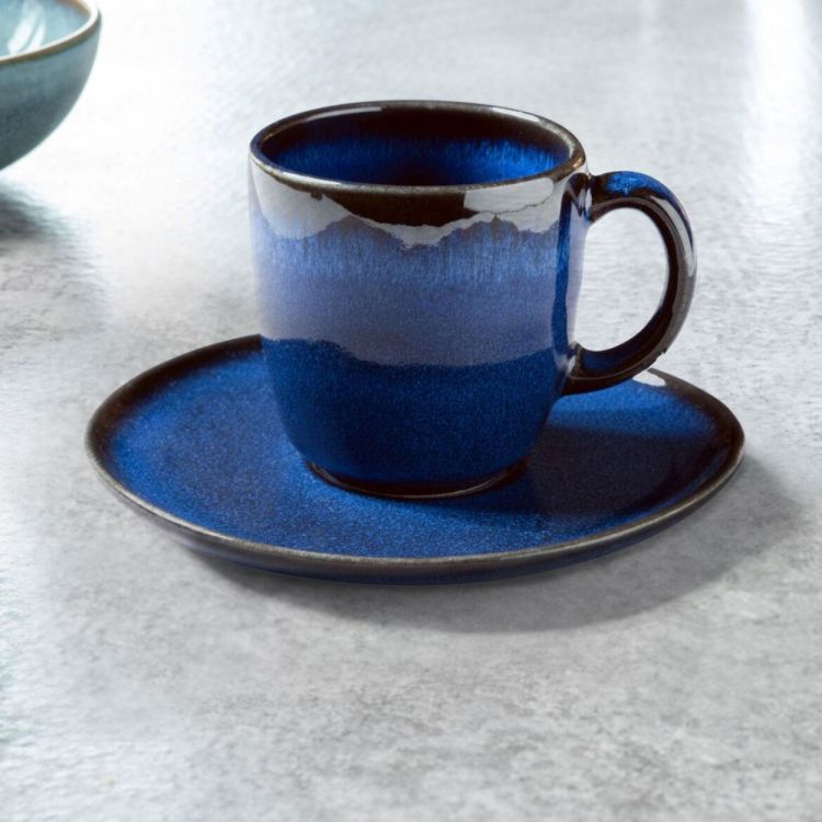 Villeroy & Boch Lave bleu Koffietas (Blauw) - Panache (Koksijde)