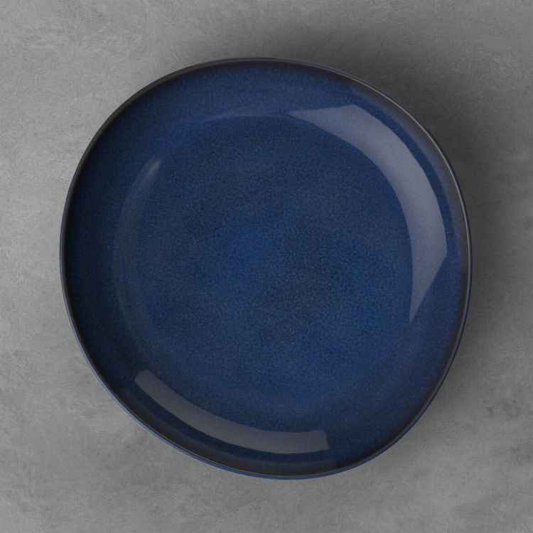 Villeroy & Boch Lave Bleu coupe plate (Blauw) - Panache (Koksijde)