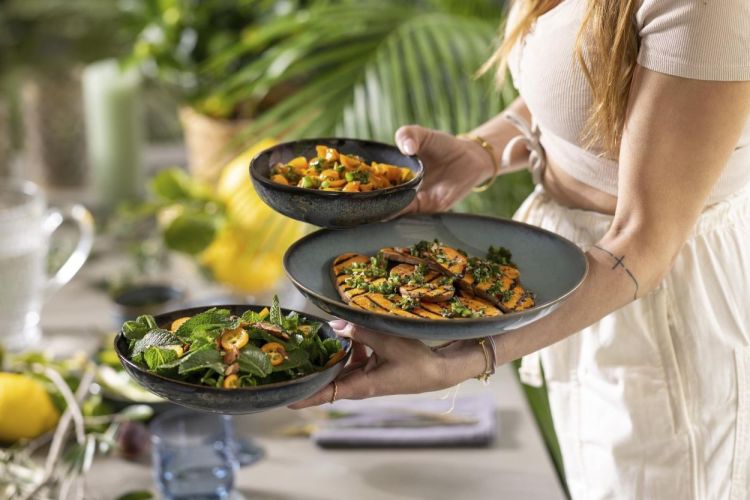 Villeroy & Boch Lave gris Schaal plat 27cm (Grijs) - Panache (Koksijde)