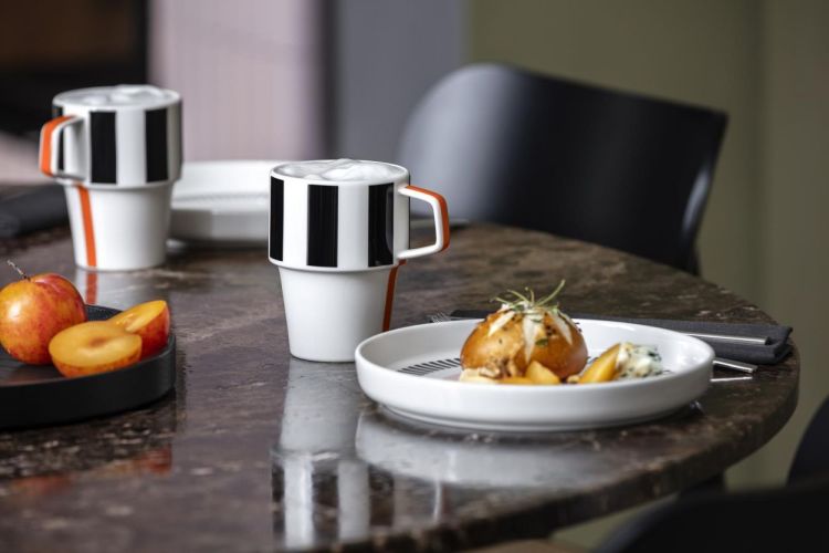 Villeroy & Boch Memphis Beker met oor 320ml (Zwart) - Panache (Koksijde)