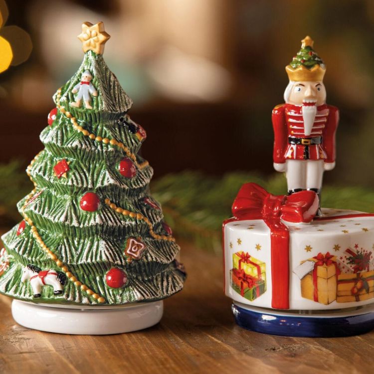 Villeroy & Boch Nostalgic Melody Kerstboom draaiend (Groen) - Panache (Koksijde)