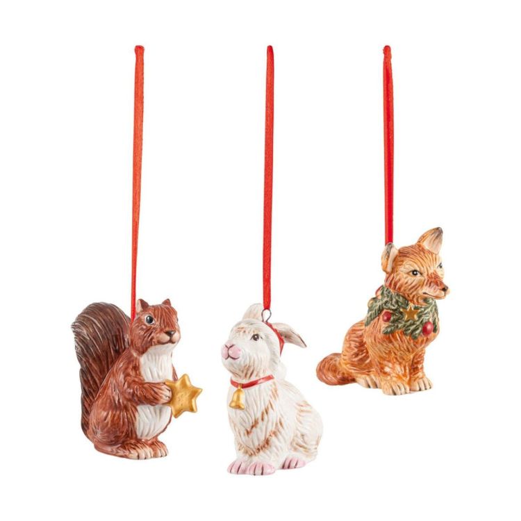 Villeroy & Boch Nostalgic Ornaments ensemble animaux de la forêt (Rood) - Panache (Koksijde)