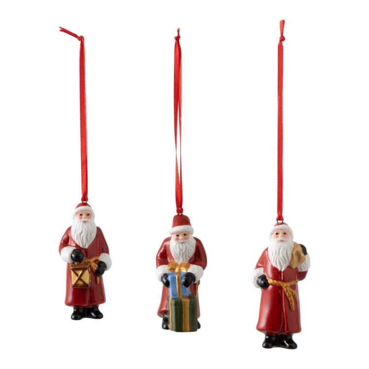 Villeroy & Boch Nost.Ornaments Santa 3dlg (Rood) - Panache (Koksijde)