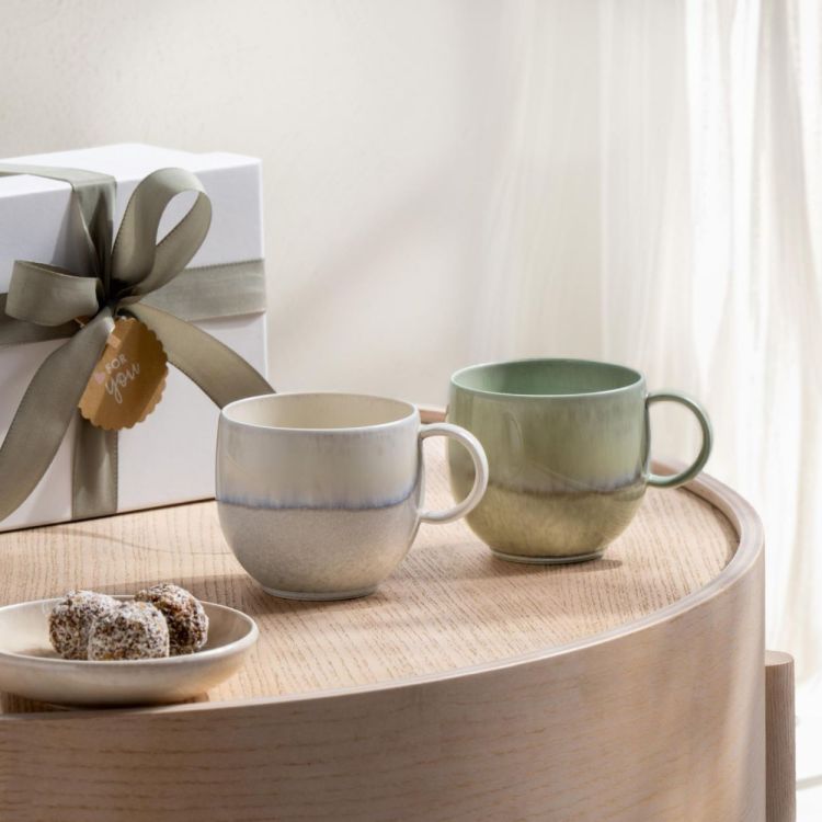 Villeroy & Boch Perlemor Beker met oor 210ml (Alga) - Panache (Koksijde)