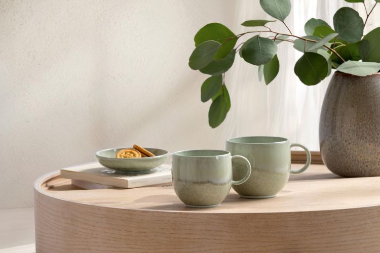 Villeroy & Boch Perlemor Beker met oor 210ml (Alga) - Panache (Koksijde)