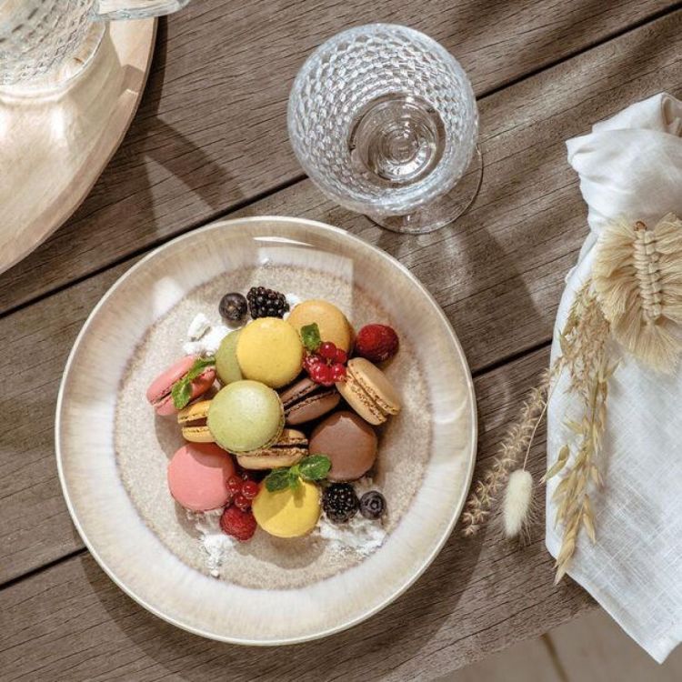 Villeroy & Boch Perlemor Dessertbord 24cm (Sand) - Panache (Koksijde)