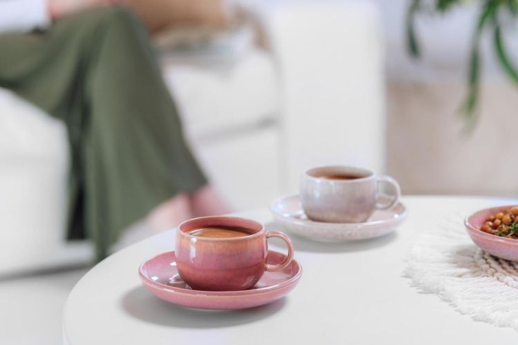 Villeroy & Boch Perlemor Espressotas 100ml (Coral) - Panache (Koksijde)