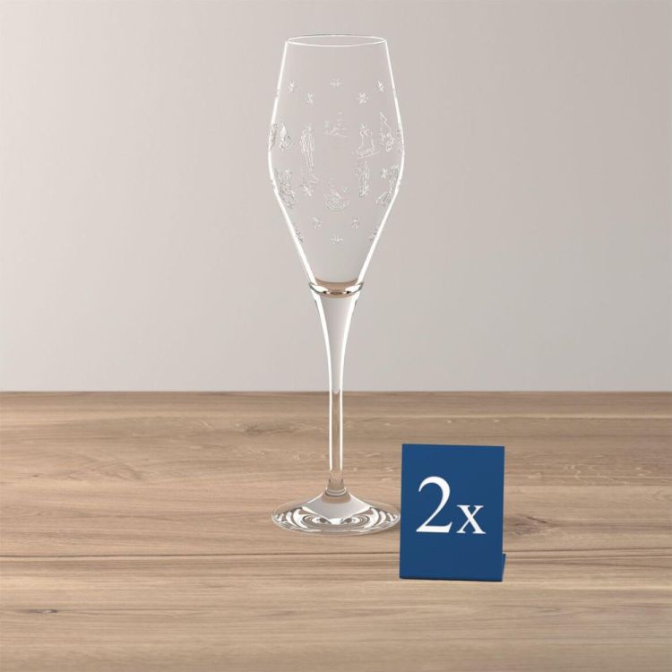 Villeroy & Boch Toy's Delight Flûte à champagne, set 2 pcs (Transparant) - Panache (Koksijde)