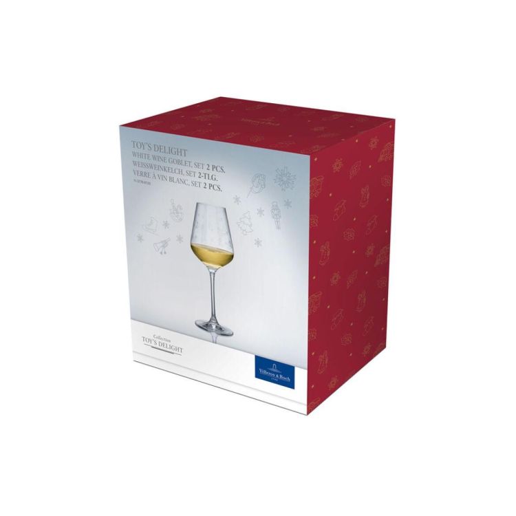 Villeroy & Boch Toy's Delight Verre à vin blanc 2pcs (Transparant) - Panache (Koksijde)