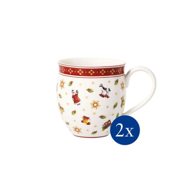 Villeroy & Boch Toy's Delight 2x Mug Speelgoed 340ml (Rood) - Panache (Koksijde)