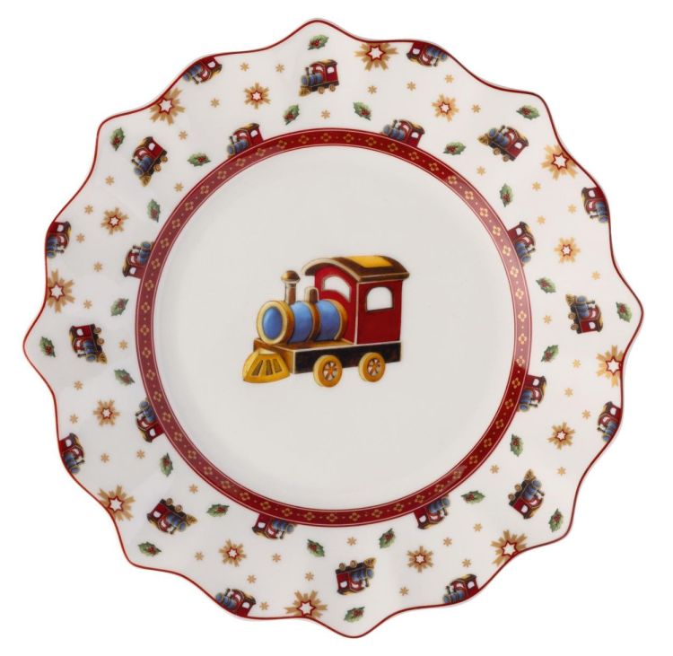 Villeroy & Boch Toy's Delight 4 Ontbijtborden Jubileum 24cm (Wit) - Panache (Koksijde)
