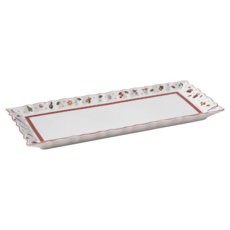 Villeroy & Boch Toy's Delight Cakeschaal 39x16cm (Wit) - Panache (Koksijde)