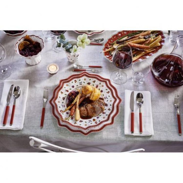 Villeroy & Boch Toy's Delight Dinerbord 29cm wit (Rood) - Panache (Koksijde)