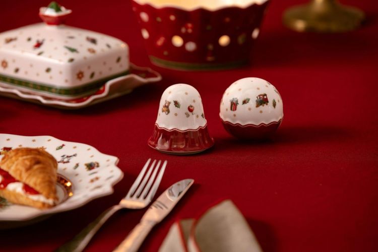 Villeroy & Boch Toy's Delight Peper- en zoutstrooier (Rood) - Panache (Koksijde)