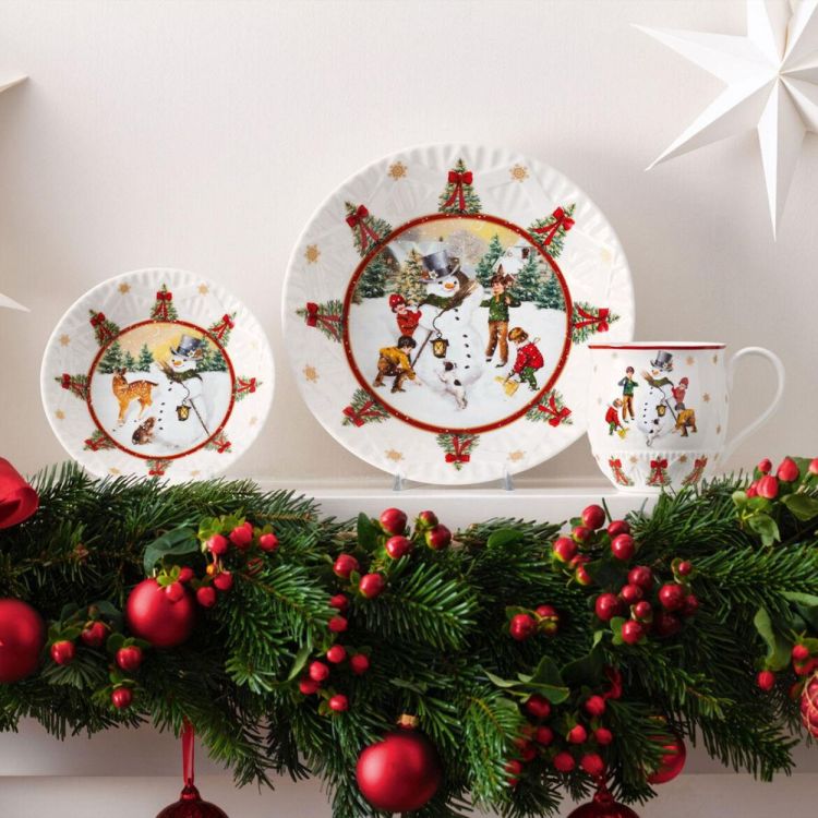 Villeroy & Boch Toy's Delight Schaal groot, sneeuwpop maken 25cm () - Panache (Koksijde)