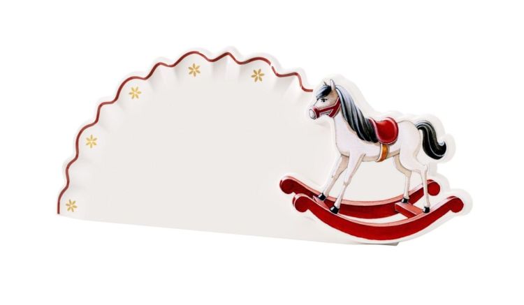 Villeroy & Boch Toy's Delight set 4 Naamkaartjes (Rood) - Panache (Koksijde)