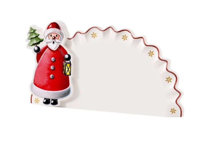 Villeroy & Boch Toy's Delight set 4 Naamkaartjes (Rood) - Panache (Koksijde)