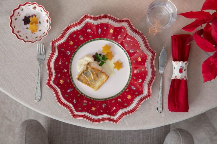 Villeroy & Boch Toy's Delight set 4 Servetringen (Rood) - Panache (Koksijde)