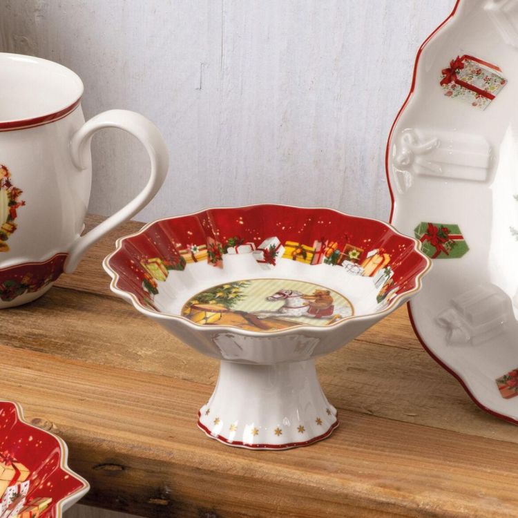 Villeroy & Boch Toy's Fantasy Schaal op voet S cadeaus (Rood) - Panache (Koksijde)