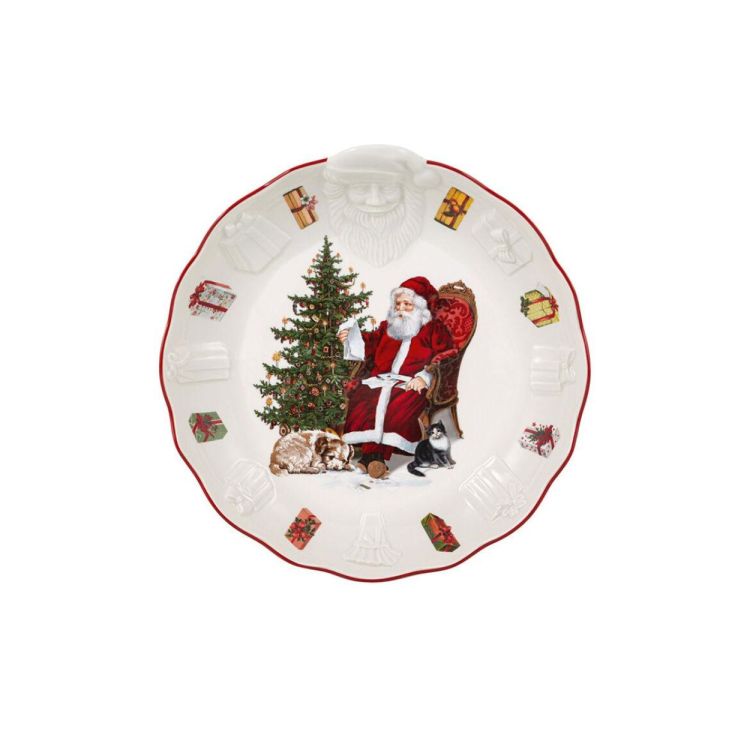 Villeroy & Boch Toy's Fantasy Schaal reliëf santa (Wit) - Panache (Koksijde)