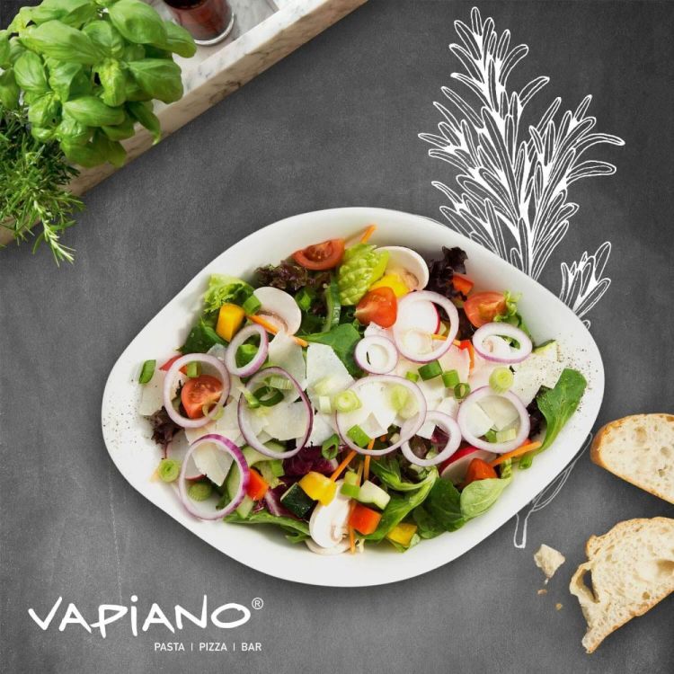 Villeroy & Boch Vapiano set van 2 Salad bowls (Wit) - Panache (Koksijde)