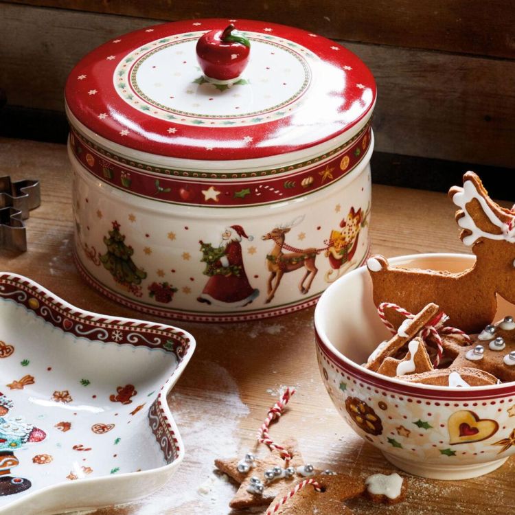 Villeroy & Boch Winter Bakery Koekjesdoos L (Rood) - Panache (Koksijde)