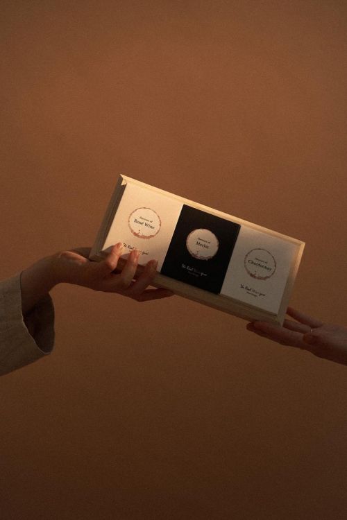 Vinoos Trio on wood - The Real Wine Gum (Multi) - Panache (Koksijde)