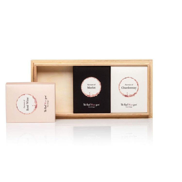 Vinoos Trio on wood - The Real Wine Gum (Multi) - Panache (Koksijde)