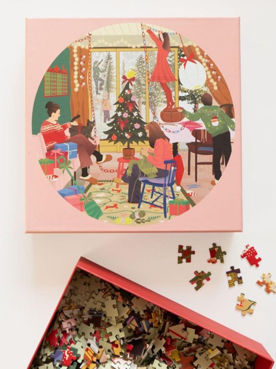 ViSSEVASSE a day in december - round puzzle 1000 pcs () - Panache (Koksijde)