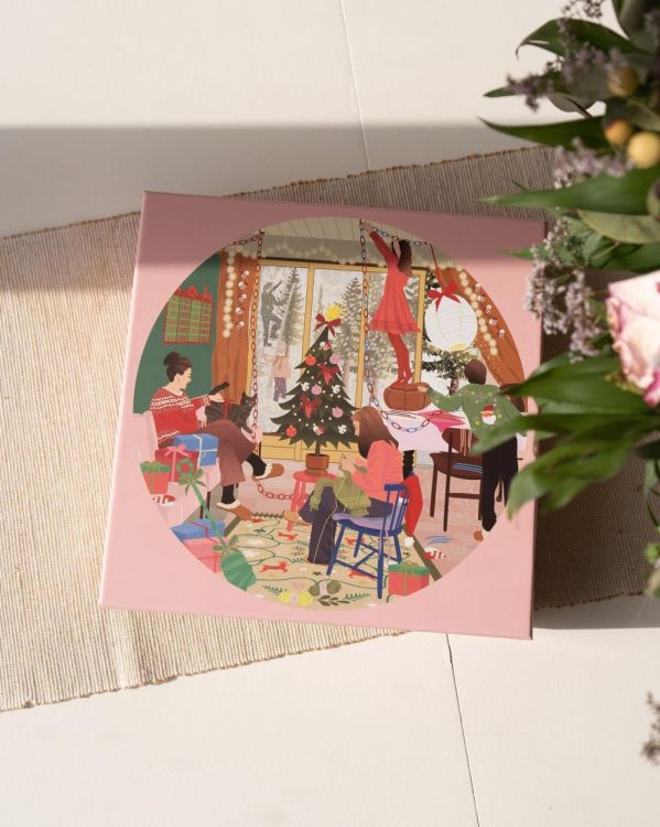 ViSSEVASSE a day in december - round puzzle 1000 pcs () - Panache (Koksijde)