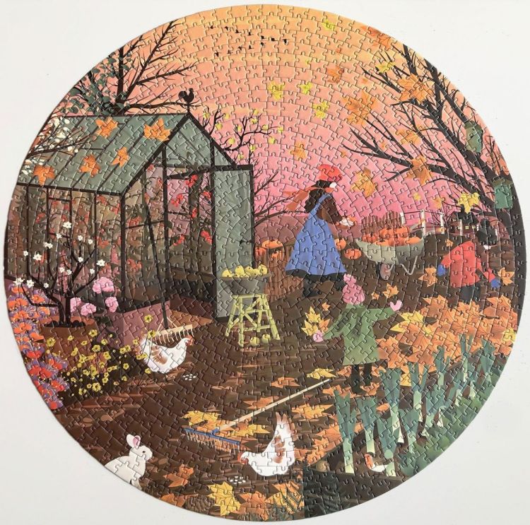 ViSSEVASSE autumn feeling - round puzzle 1000 pcs () - Panache (Koksijde)