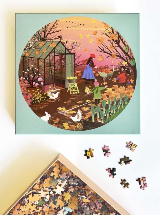 ViSSEVASSE autumn feeling - round puzzle 1000 pcs () - Panache (Koksijde)