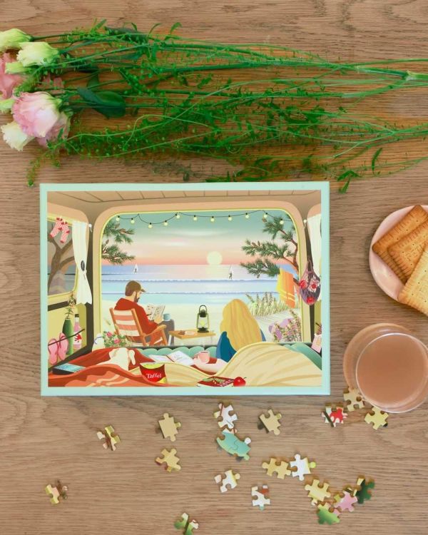 ViSSEVASSE camper by the ocean - puzzle 1000 pcs (Multi) - Panache (Koksijde)