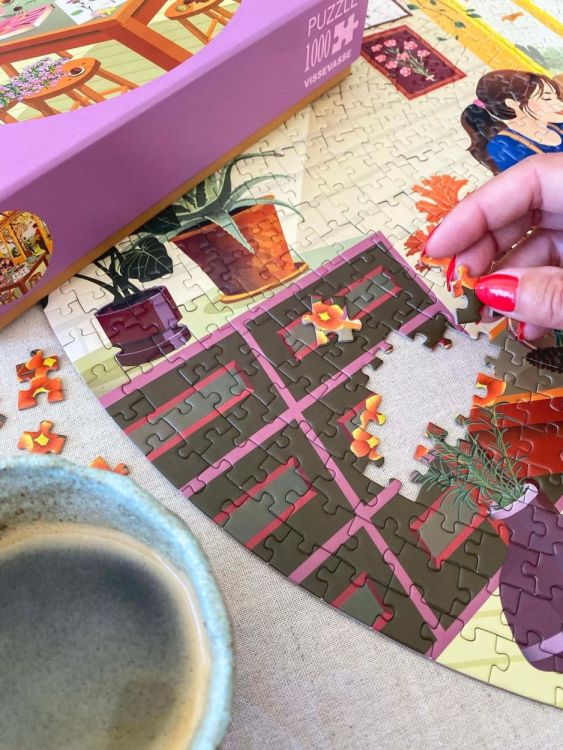 ViSSEVASSE chestnut season - round puzzle 1000 pcs (Multi) - Panache (Koksijde)