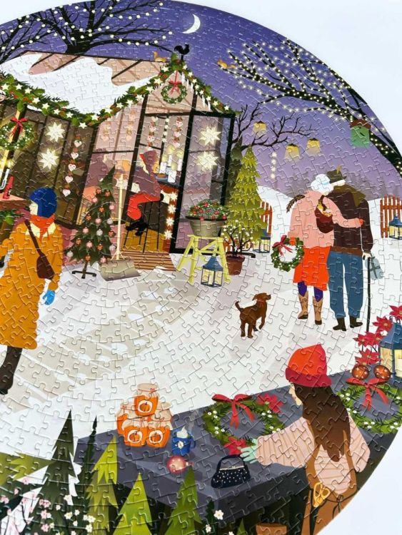 ViSSEVASSE christmas market - round puzzle 1000 pcs () - Panache (Koksijde)